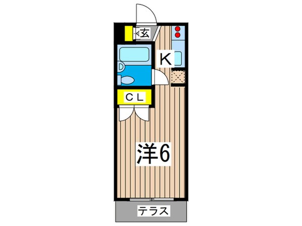 パルメゾン長浦の物件間取画像